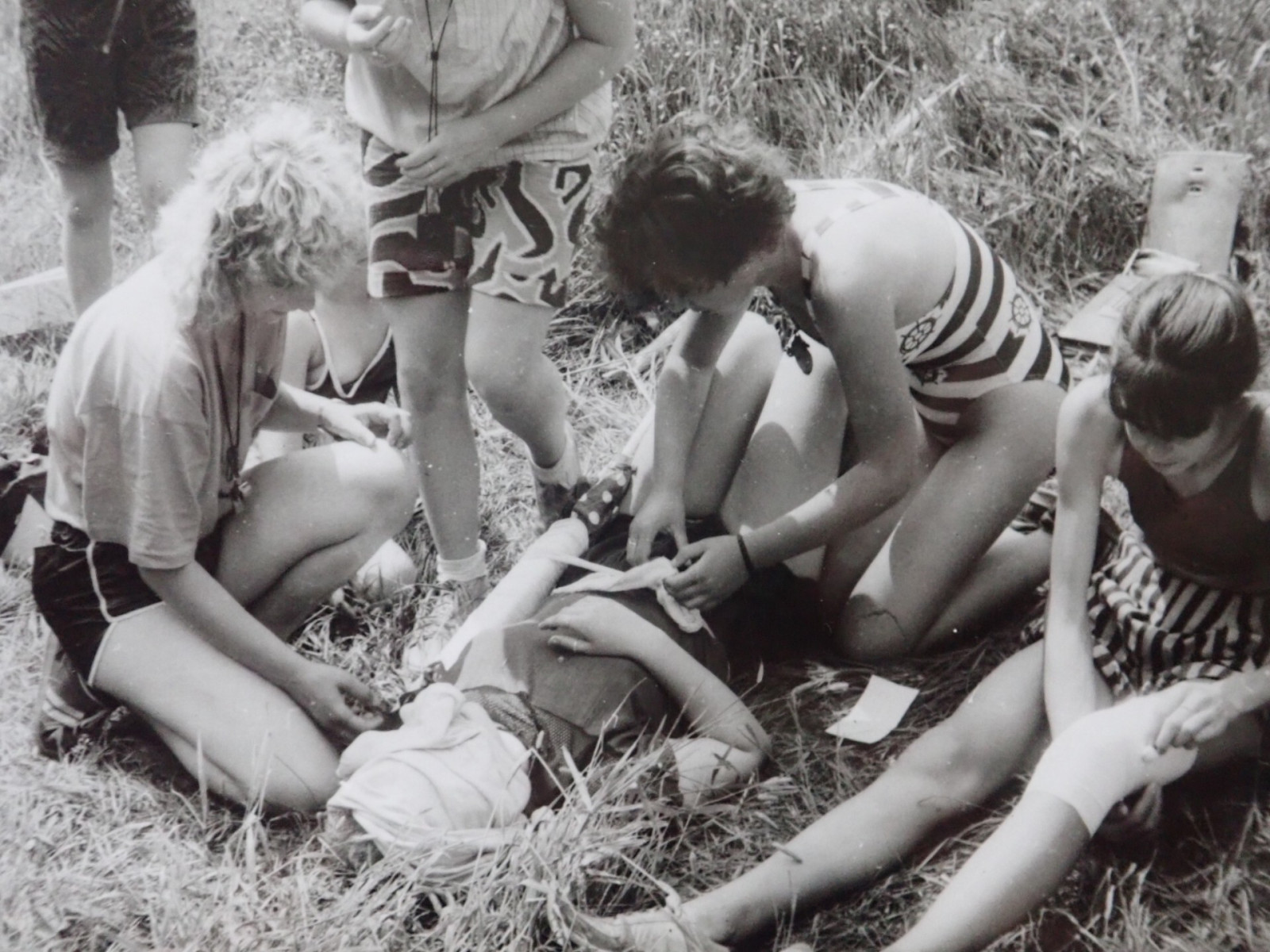 Letn� t�bor pro nov� v�dce a r�dce na ukon�en� v�dcovsk�ho a r�dcovsk�ho kurzu Horn� ���r �ervenec 1990